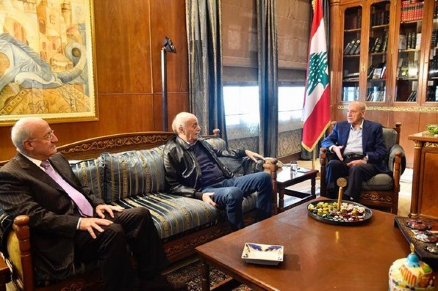 لبنان: عون متفائل.. وجنبلاط سيشارك عبر وزراء من خارج حزبه