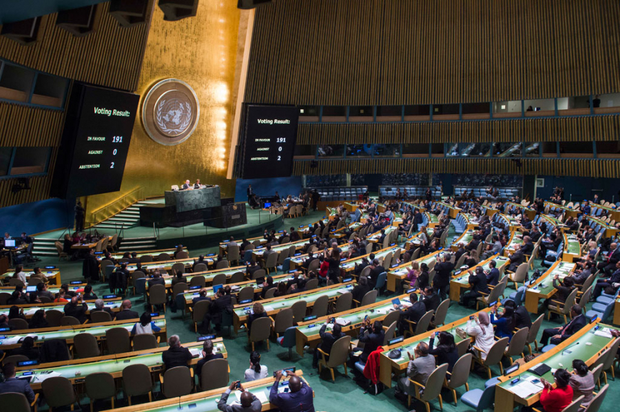 الجمعية العامة للأمم المتحدة تدين بأغلبية مطلقة إعلان ترامب بشأن القدس