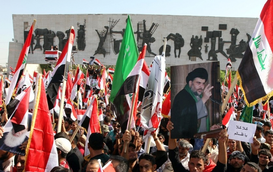 البراكين العراقية تثور في وجه المحتلين.. خروج مسيرات مليونية تدعوا إلى طرد القوات الامريكية + صور