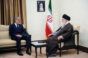 The Leader meeting with Abdullah Abdullah