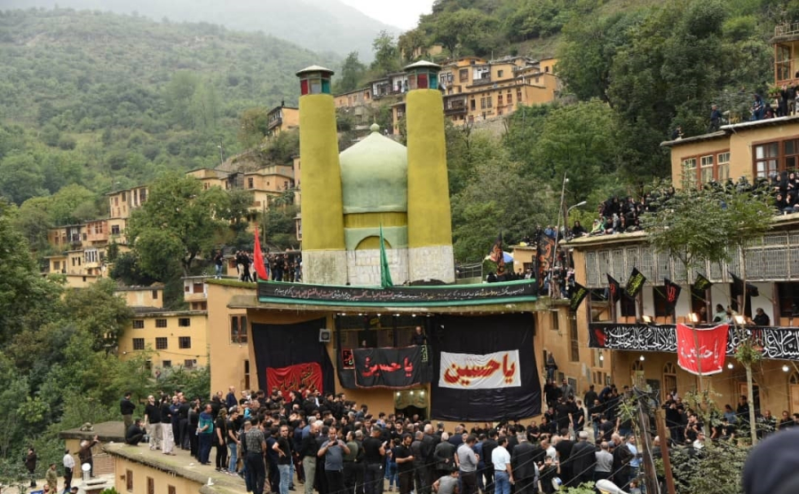 The grave of Aun bin Muhammad bin Ali (peace be upon him) in Masuleh