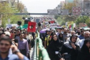 Iranians observe International Quds Day