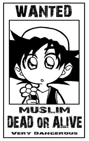 کاریکاتورهای یک انگلیسی به نفع مسلمانان