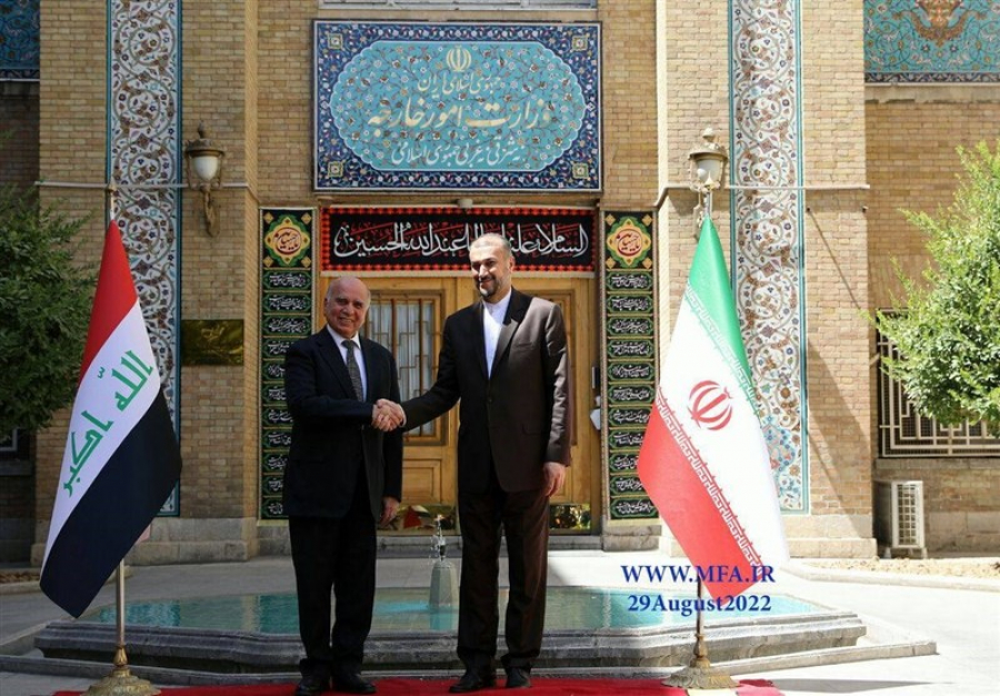 امیرعبداللهیان و وزیر امور خارجه عراق با یکدیگر دیدار و گفتگو کردند