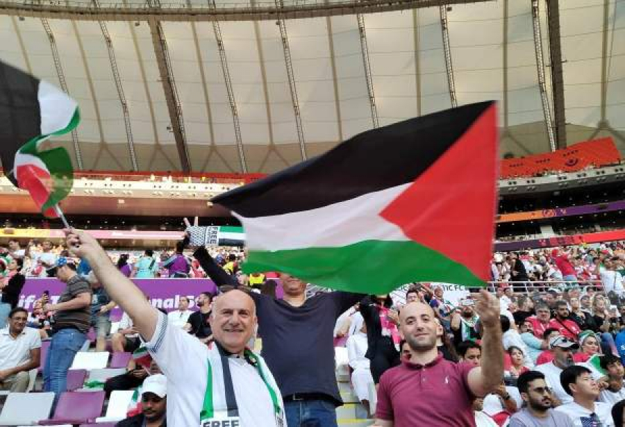 حمایت پرشور از فلسطین در قطر