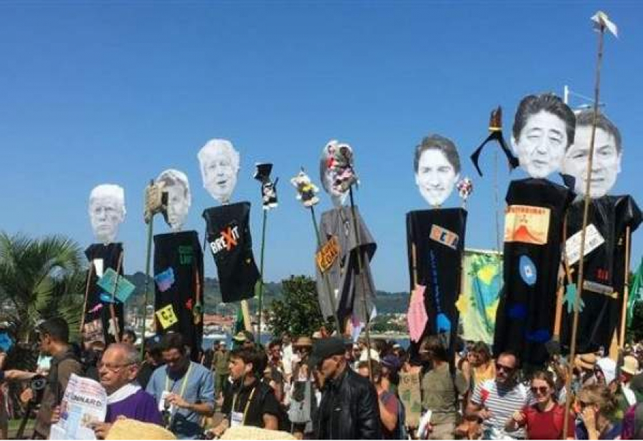 La France, scène de manifestations des anti-G7 et des Gilets jaunes