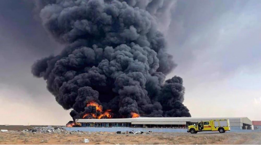 Nouvelle explosion-incendie à Umm al-Thuoob