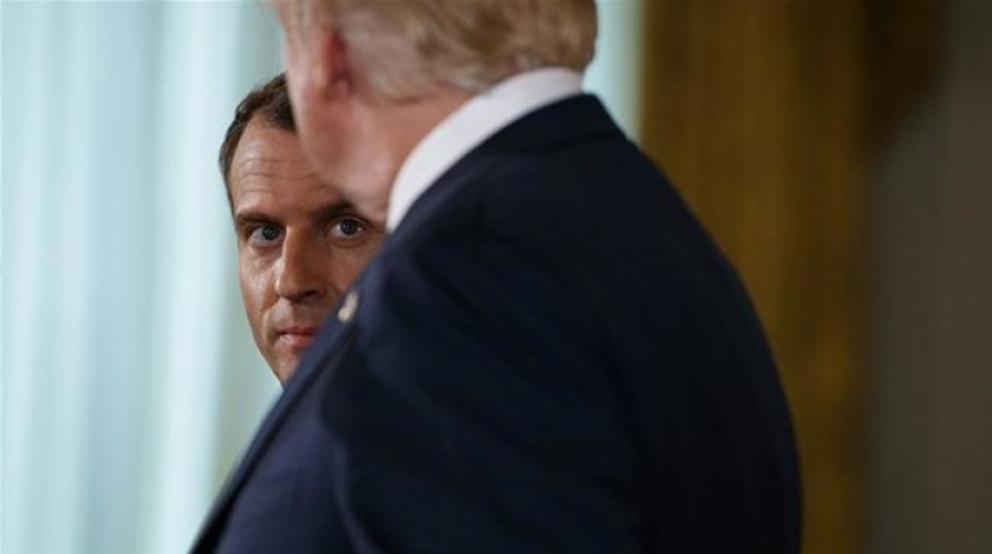 Trump s&#039;en prend au président Macron à son arrivé à Paris