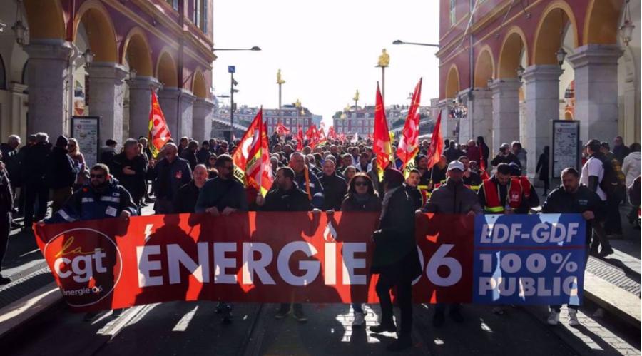France : les agents d&#039;EDF en grève dans les centrales nucléaires