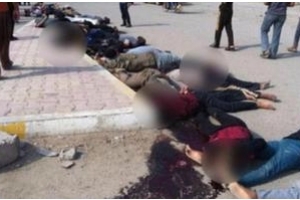 EIIL s&#039;exécute en public à 127 irakiens à Al-Anbar