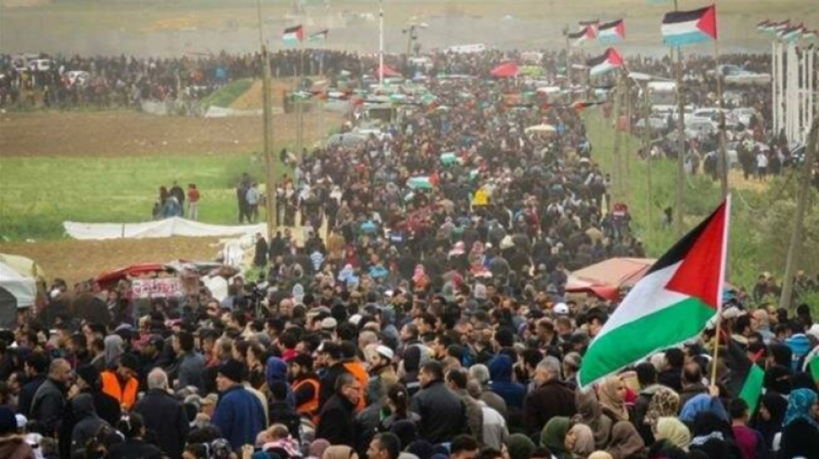 Les habitants de la bande de Gaza appelés à participer massivement à la Marche du grand retour de demain