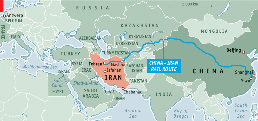 Une liaison ferroviaire Iran- Kazakhstan-Chine