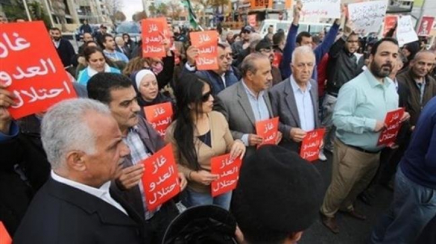 Manifestation contre l’achat du gaz d’Israël en Jordanie