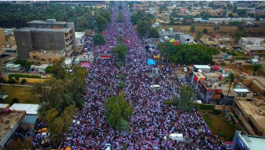 Bagdad: une immense foule dans la rue pour réclamer l’expulsion des Américains