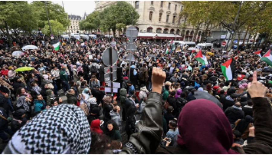 Manifestations de milliers de personnes à Paris et à Bruxelles pour appeler à la fin du massacre de Gaza