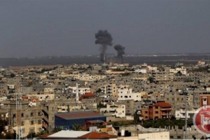 Les forces du régime sioniste ont pilonné le sud de la bande de Gaza