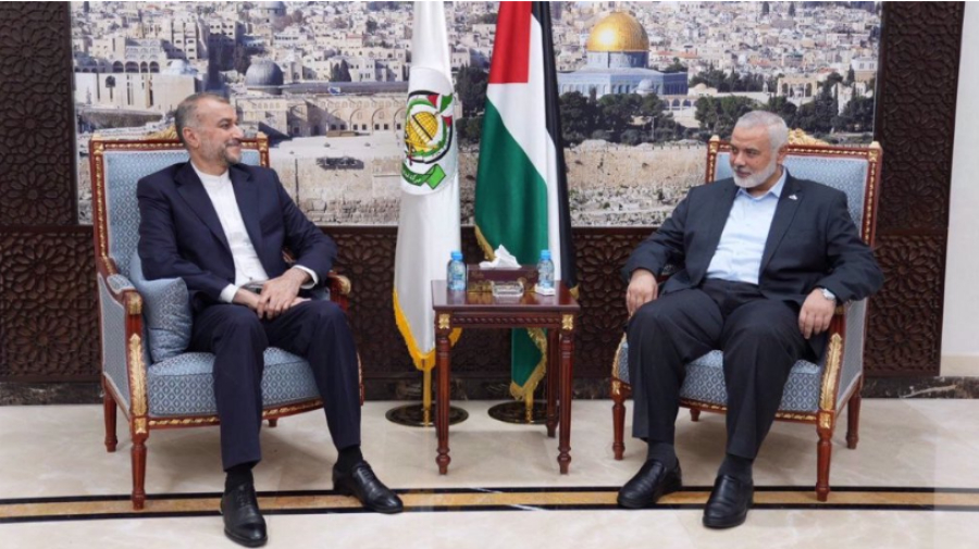 Amir-Abdollahian rencontre les autorités qataries et Ismaïl Haniyeh