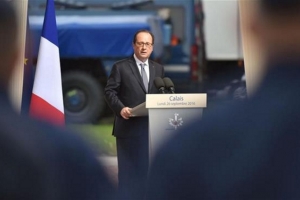 Hollande s&#039;engage à démanteler définitivement la «jungle» de Calais