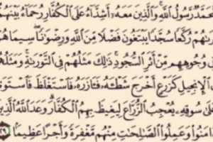 Quel verset du Saint Coran comporte tous les caractères arabes ?