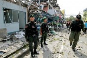 Bom Guncang Thailand, Belasan Terluka