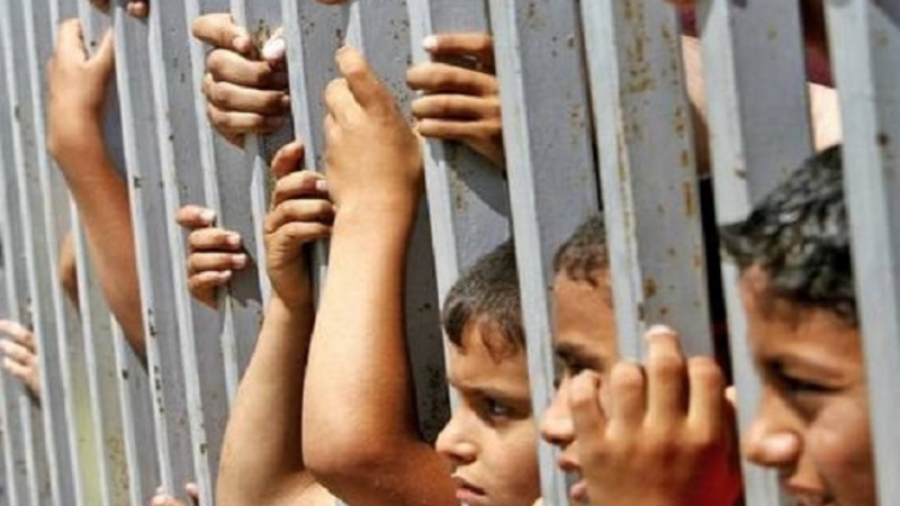 सैकड़ों फिलिस्तीनी बच्चे इजरायली जेलों में कैद