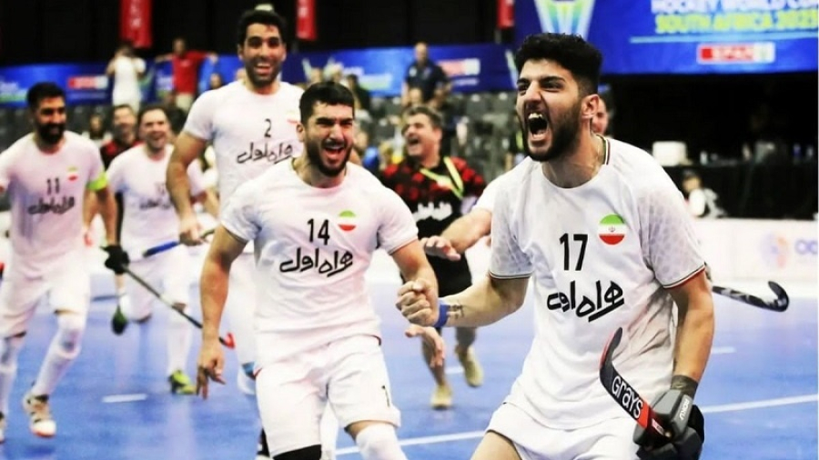 ईरान की इनडोर हॉकी टीम ने हासिल की दूसरी रैंक