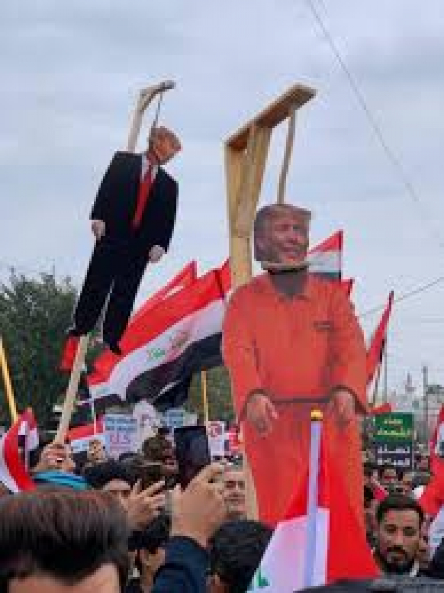 Маштабные Антиамериканские протесты в Ираке