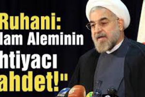 Ruhani: Siyonist Rejim unutulmamalı/Ne Sünni hilali var, ne de Şii hilali