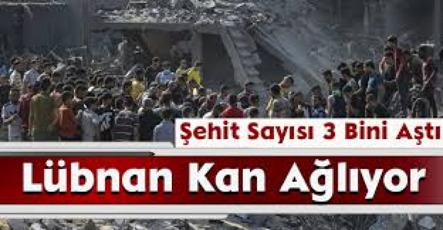 Lübnan Kan Ağlıyor: Şehit Sayısı 3 Bin 365&#039;e Yükseldi