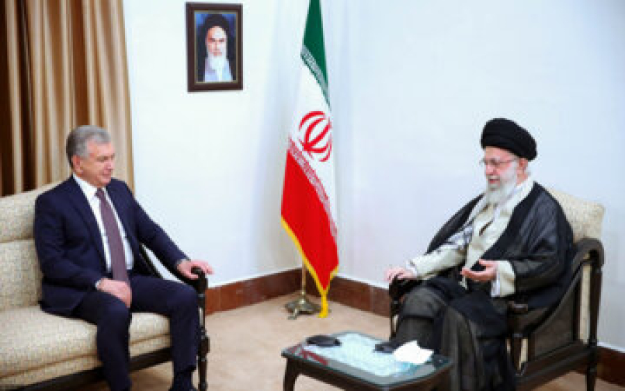 ازبک صدر کی ایرانی سپریم لیڈر سے ملاقات