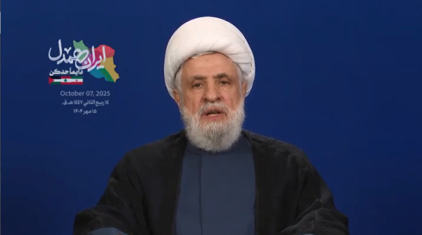 الشيخ نعیم قاسم: نتاج لبنان والمنطقة من نبع الولاية وعطاءات السيد الخامنئي