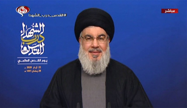 السيد نصرالله: فلسطين من البحر الى النهر ويجب ان تعود الى شعبها