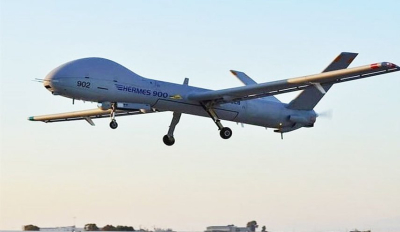 إسقاط مسيرة "هيرون TP" للعدو الصهيوني في ضواحي طهران