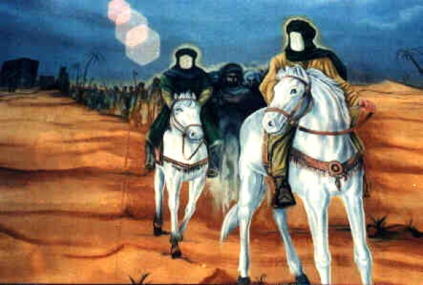 وصول الإمام الحسين (ع)  إلى كربلاء (2/ محرم / السنة 61 هـ)
