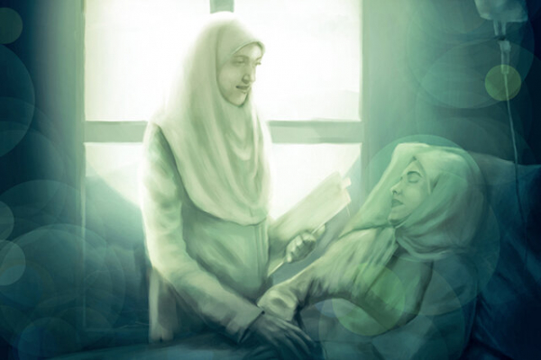 A nurse is like an angel helping patients to pass through the hardship of diseases