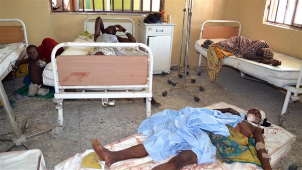 28 dead as twin blasts hit northeast Nigerian mosque