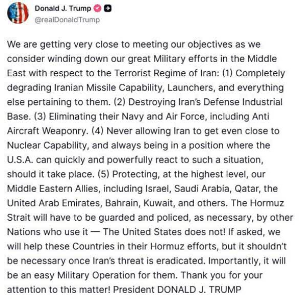 Trump’s False Claims About War with Iran