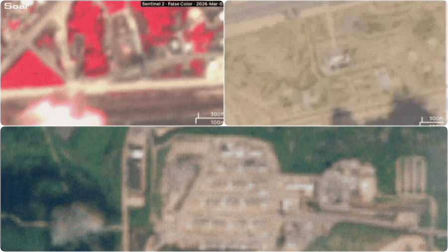 Satellite images reveal extent of damage to Israeli military bases in Iran's strikes
