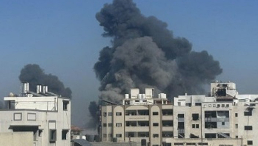 Palestinian woman and son killed by Israeli fire in Gaza, bringing day’s death toll to eight