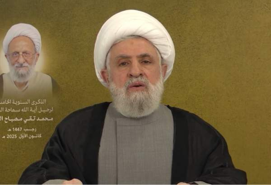 شیخ نعیم قاسم: راه و اندیشه علامه مصباح یزدی(ره) چراغ هدایت امت اسلامی است