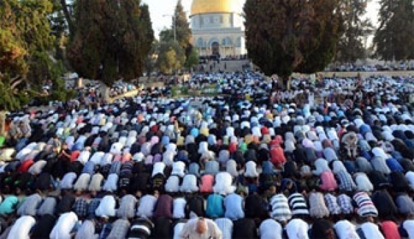 مشارکت 250 هزار فلسطینی در سومین نماز جمعه ماه رمضان در مسجدالاقصی