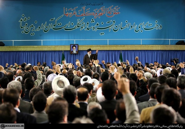 دیدار مسئولان محیط زیست، منابع طبیعی و فضای سبز با رهبر انقلاب