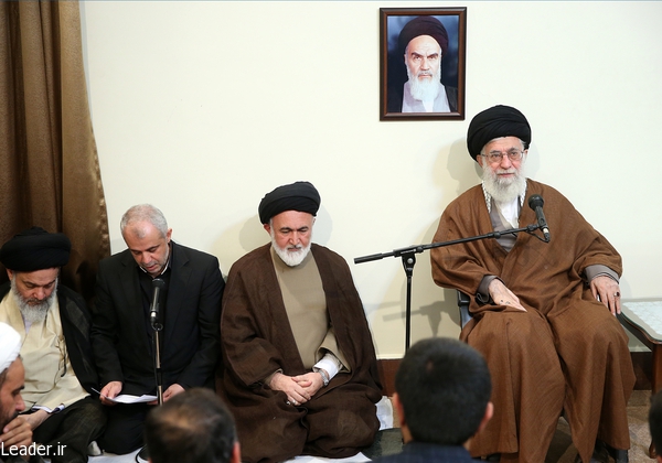 دیدار رهبر معظم انقلاب اسلامی با مسئولان و دست اندرکاران حج
