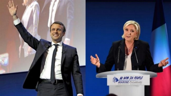 Présidentielle en France : Marcon et Le Pen au second tour