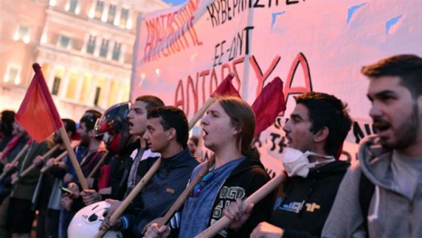 Nouvelle vague de manifestations anti-austérité en Europe