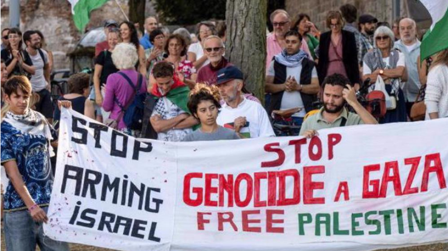 Belgique: les manifestants exigent l’arrêt des exportations d&#039;armes vers Israël et la reconnaissance de l&#039;État palestinien