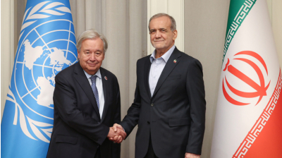 Pezeshkian salue la condamnation de la guerre contre l’Iran par le secrétaire général de l’ONU