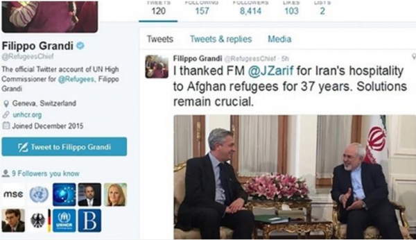 L&#039;ONU remercie l’Iran pour ses 37 ans d’hospitalité à l&#039;égard des réfugiés afghans