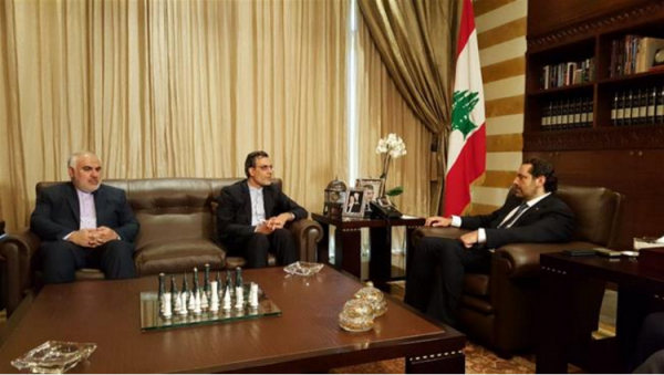 Saad Hariri rencontre Hossein Jaberi Ansari à Beyrouth
