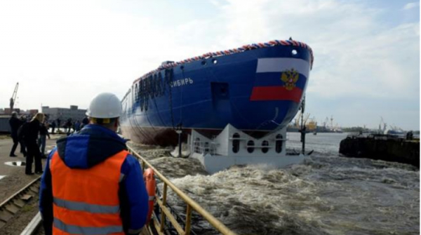 La Russie a dévoilé &quot;Sibir&quot;, le plus puissant brise-glaces nucléaire du monde